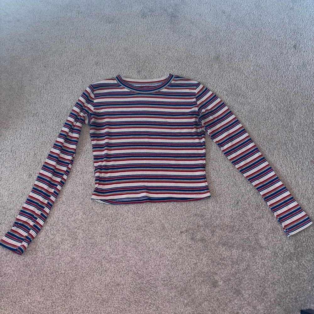 Striped Long Sleeve Top